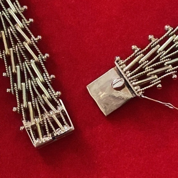 Necklace chain magnificent jewelry 14K Tri-Color Gold🌲 “Pine” solid gold 58.8gr - Picture 11 of 15